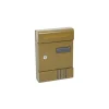 Cassetta postale in lamiera Cubby 200x300x60 mm bronzo