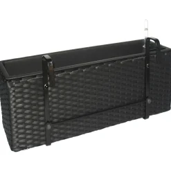 Cassetta rettangolare 51,5 cm nero
