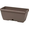 Cassetta Terrae con sottocassetta in plastica 50x20x16,7 cm beige scuro
