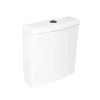 Cassetta WC di scarico monoblocco tulipano ceramica bianco
