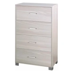 Cassettiera in kit 4 cassetti Sarmog 112x70x41 cm olmo