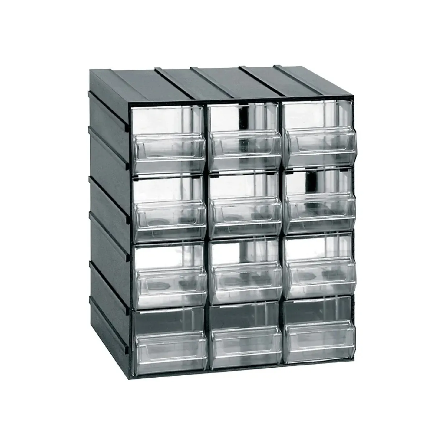 Cassettiera porta minuteria 12 scomparti 23x19,2x14,8 cm