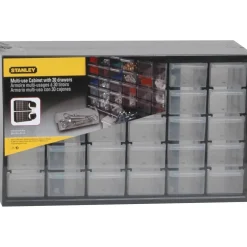 Cassettiera portaminuteria Stanley con 30 cassetti