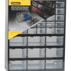Cassettiera portaminuteria Stanley con 39 cassetti