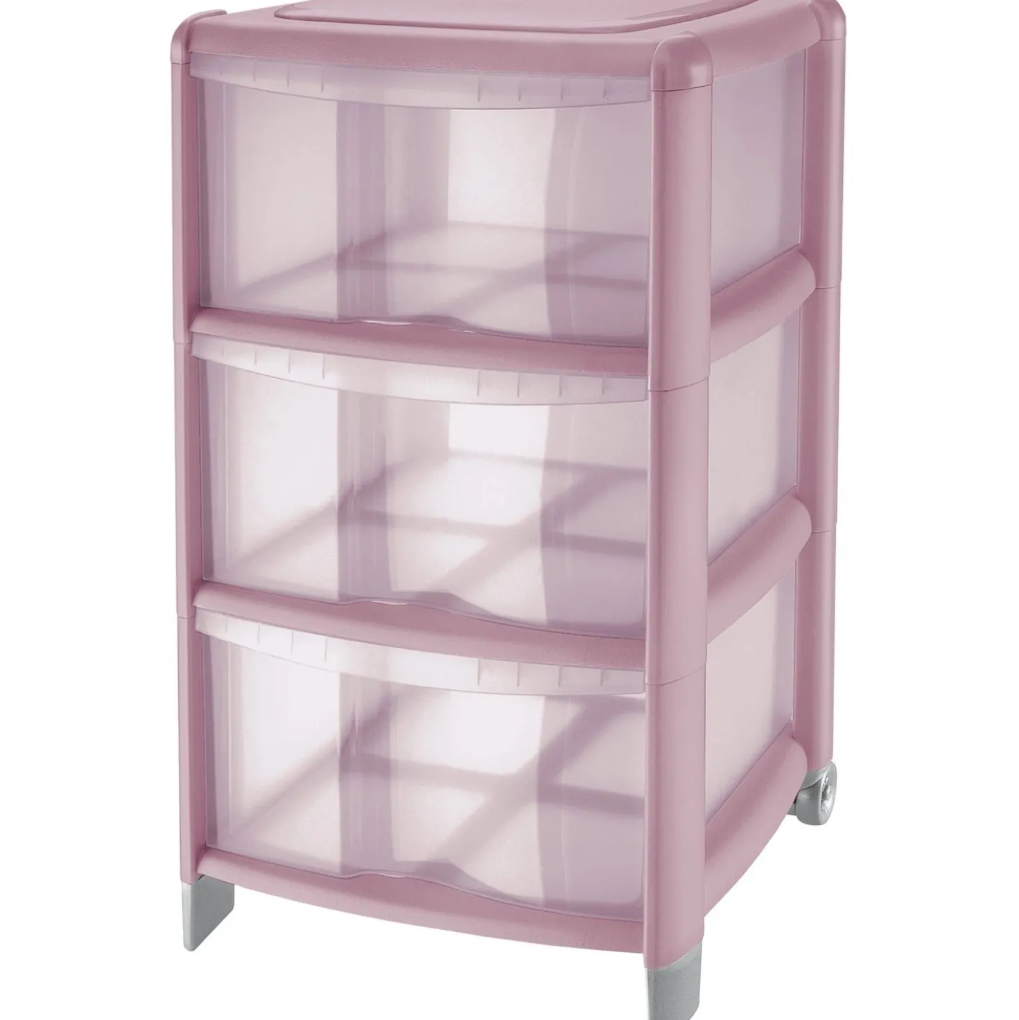 Cassettiera Tontarelli Bambù 3 cassetti alti 39,5x38,5x67 cm