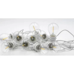 Catena luminosa da esterno LED Fiesta bianca 6W E27 500Lm 2200K