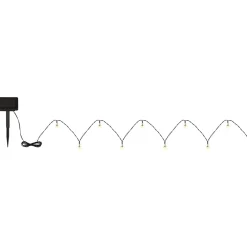 Catena luminosa solare 20 LED 2700 K 2,8 m