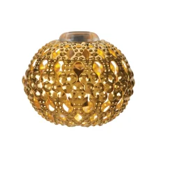 Catena solare sfere oro mt 3,8 3000k