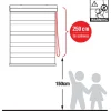 Catenella in metallo tenda Platinum H 250 cm