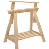 Cavalletto in legno Archi Tec regolabile pino massiccio naturale 70x70x35 cm
