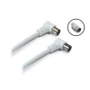Cavetto TV spine 90° con adattatore 5 m