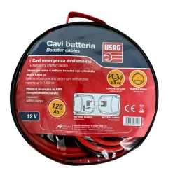 Cavi batteria auto Usag 120 A 2,5 M