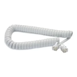 Cavo cornetta telefono RJ10 4p/2C a spirale 2 m bianco