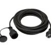 Cavo di prolunga H05RR-F 3G1,5 10 m Nero