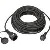 Cavo di prolunga H05RR-F 3G1,5 25 m Nero