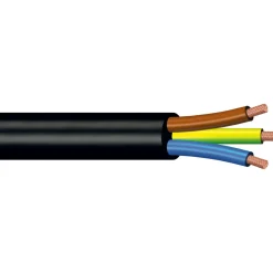 Cavo H05VV-F 3x1,5 mm² 50 m nero