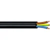 Cavo H05VV-F 3x1 mm² 50 m nero