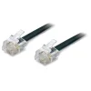 Cavo telefono piatto RJ11 6p/4C 5 m nero