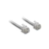 Cavo telefono piatto RJ11 6p/4C 3 m bianco