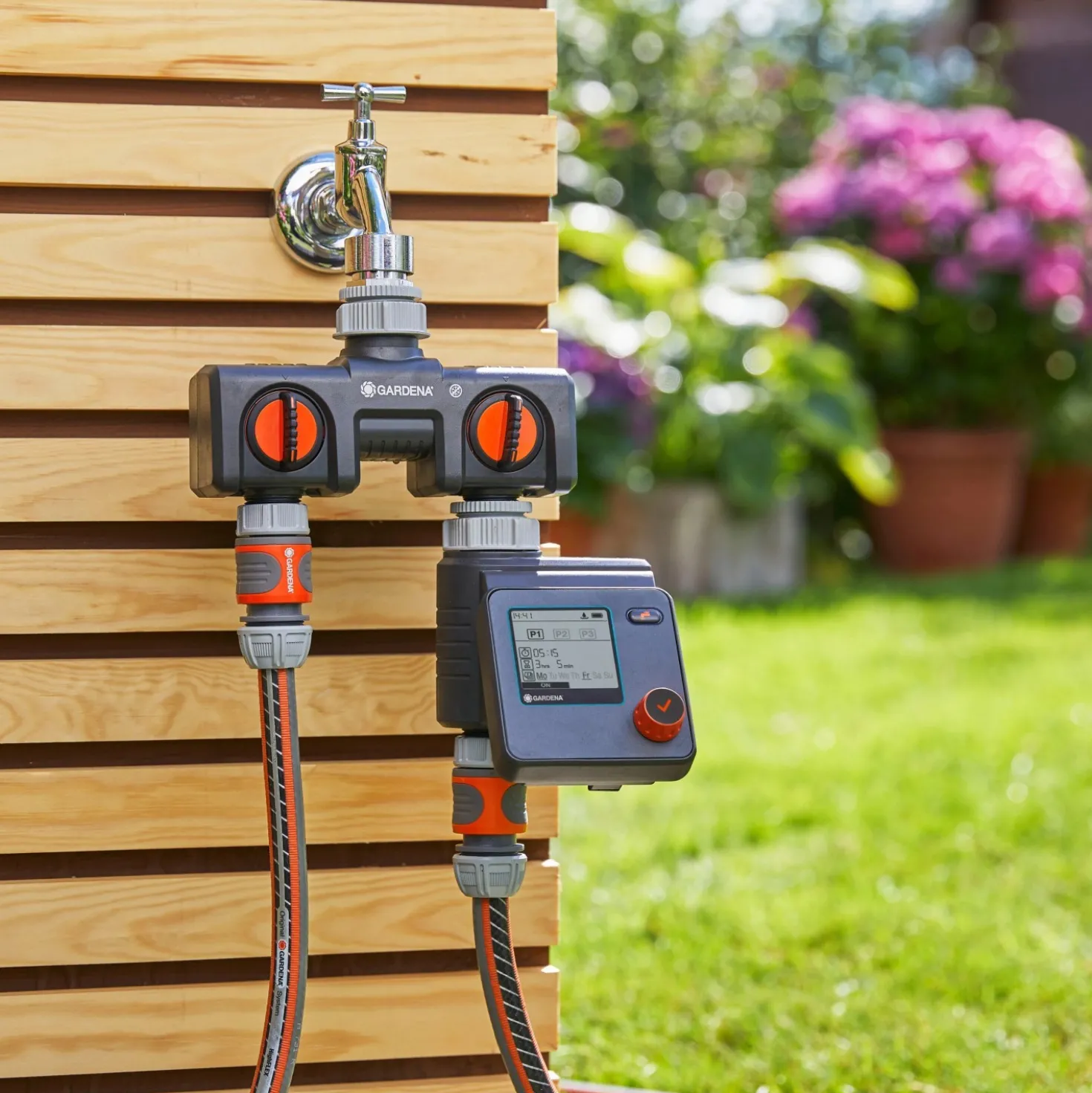 Centralina per irrigazione a batteria Gardena Select fino a 3 programmi