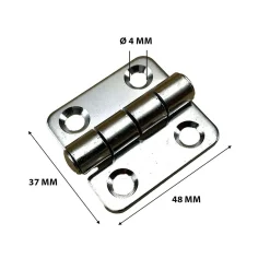 Cerniera acciaio inox 48x37x1,5 mm