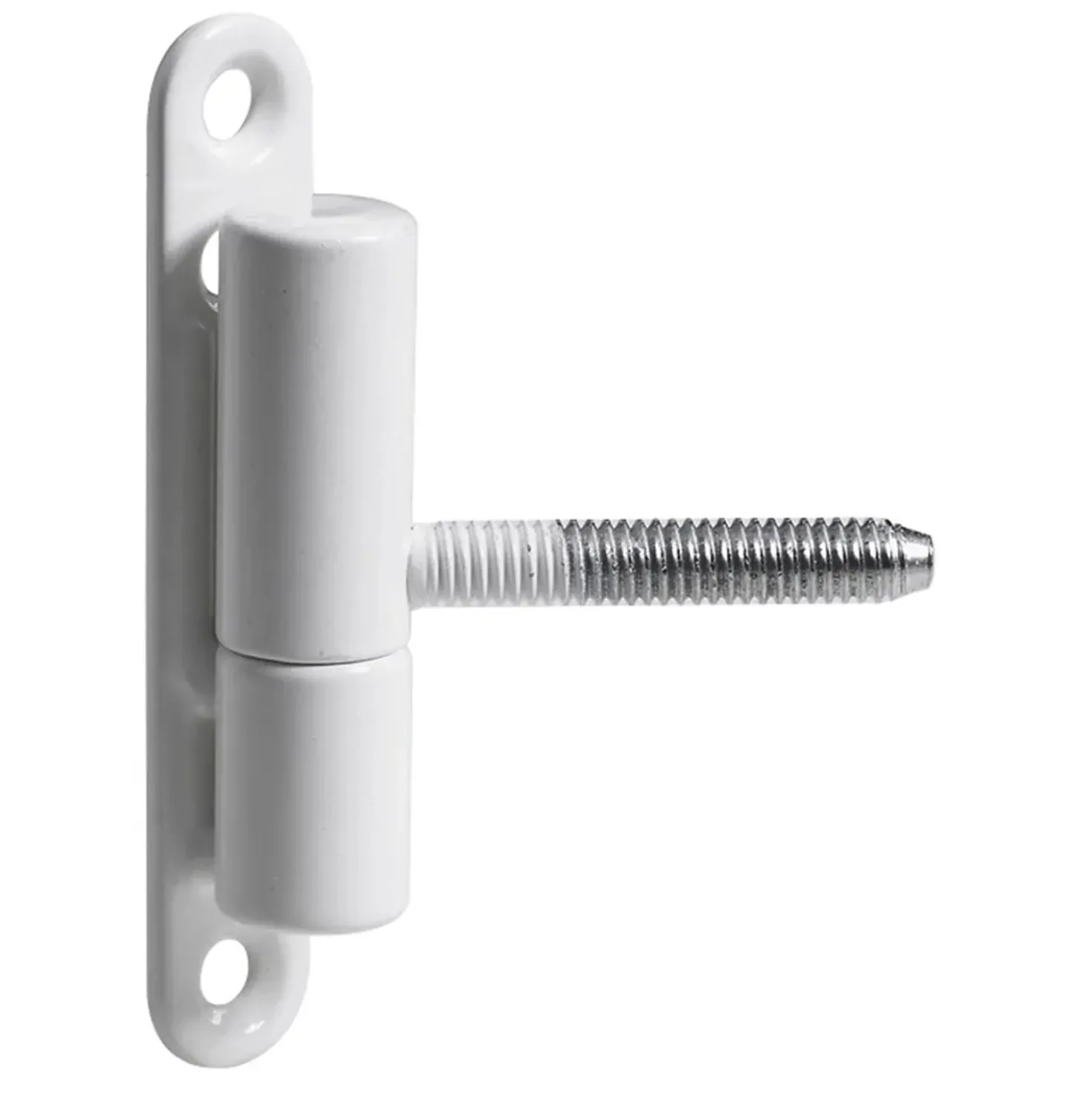 Cerniera anuba in acciaio verniciato a polvere Ø 15 mm bianco max 20 kg 2 pz