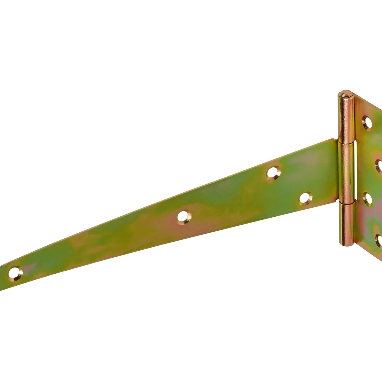 Cerniera per cancello acciaio zincato 245x100 mm giallo