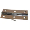 Cerniere strette in acciaio inox con perno fisso 60 mm x 50 mm 2 pz