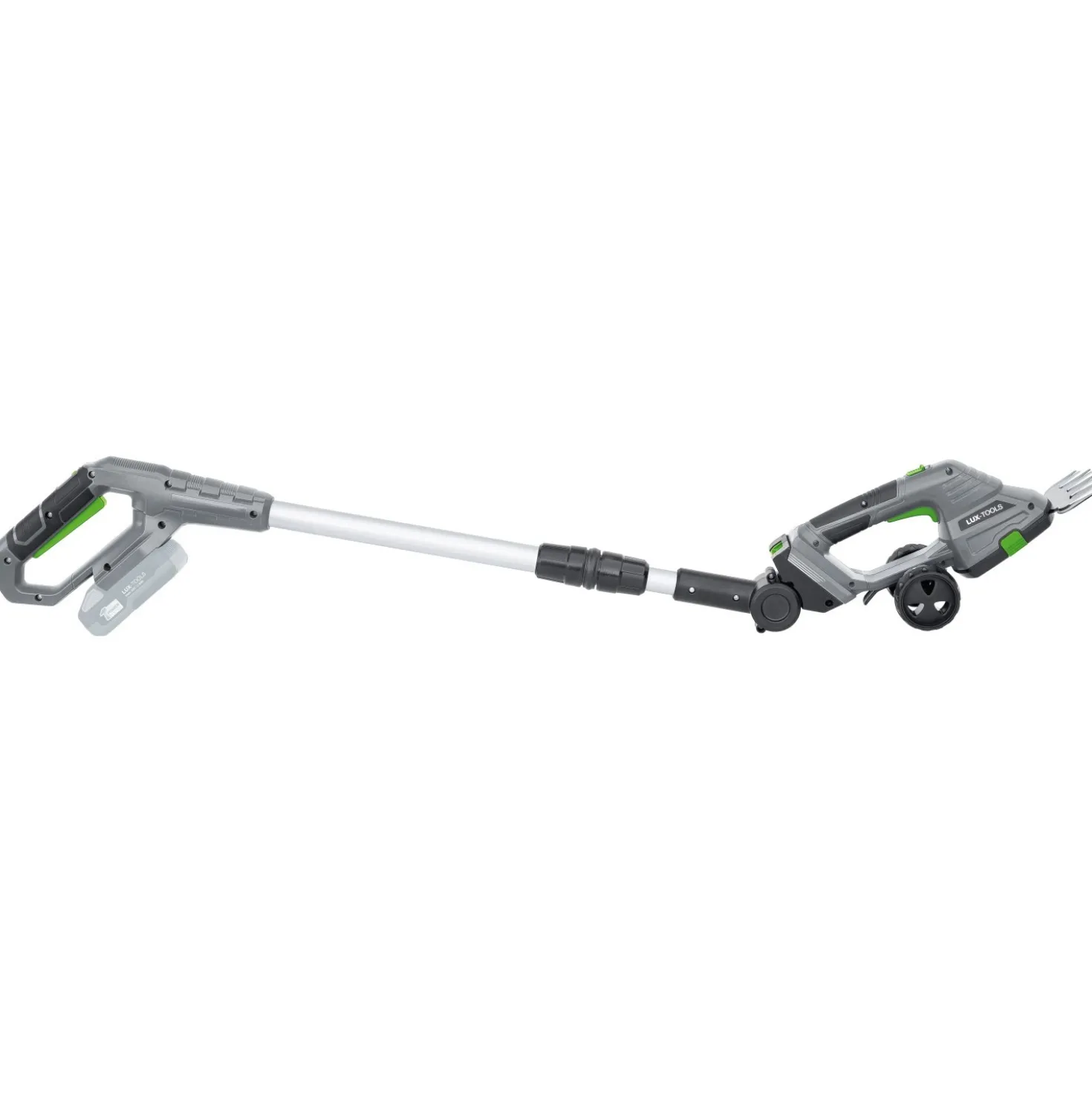 Cesoie per erba ed arbusti con manico telescopico batteria 20 V