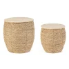 Cesta con coperchio Shakir naturale 2 pz