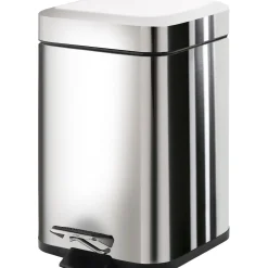 Cestino da bagno Argenta in metallo 3 l cromo