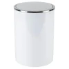 Cestino da bagno Ivory in plastica bianco