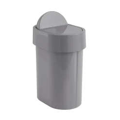 Cestino da bagno Junior in resina 4,8 l grigio