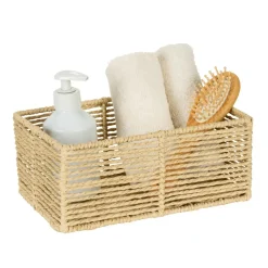 Cestino da bagno Meria S beige