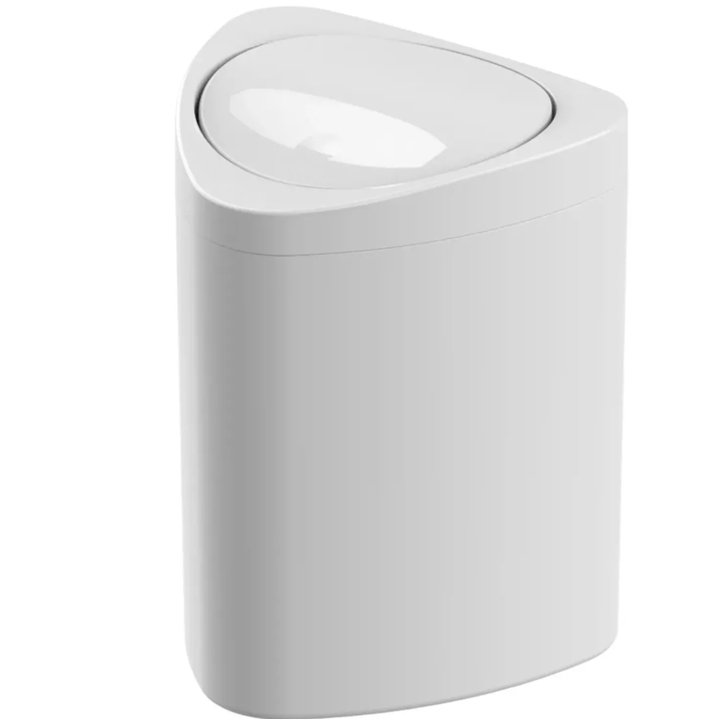 Cestino da bagno Pitagora in polipropilene 5 l bianco
