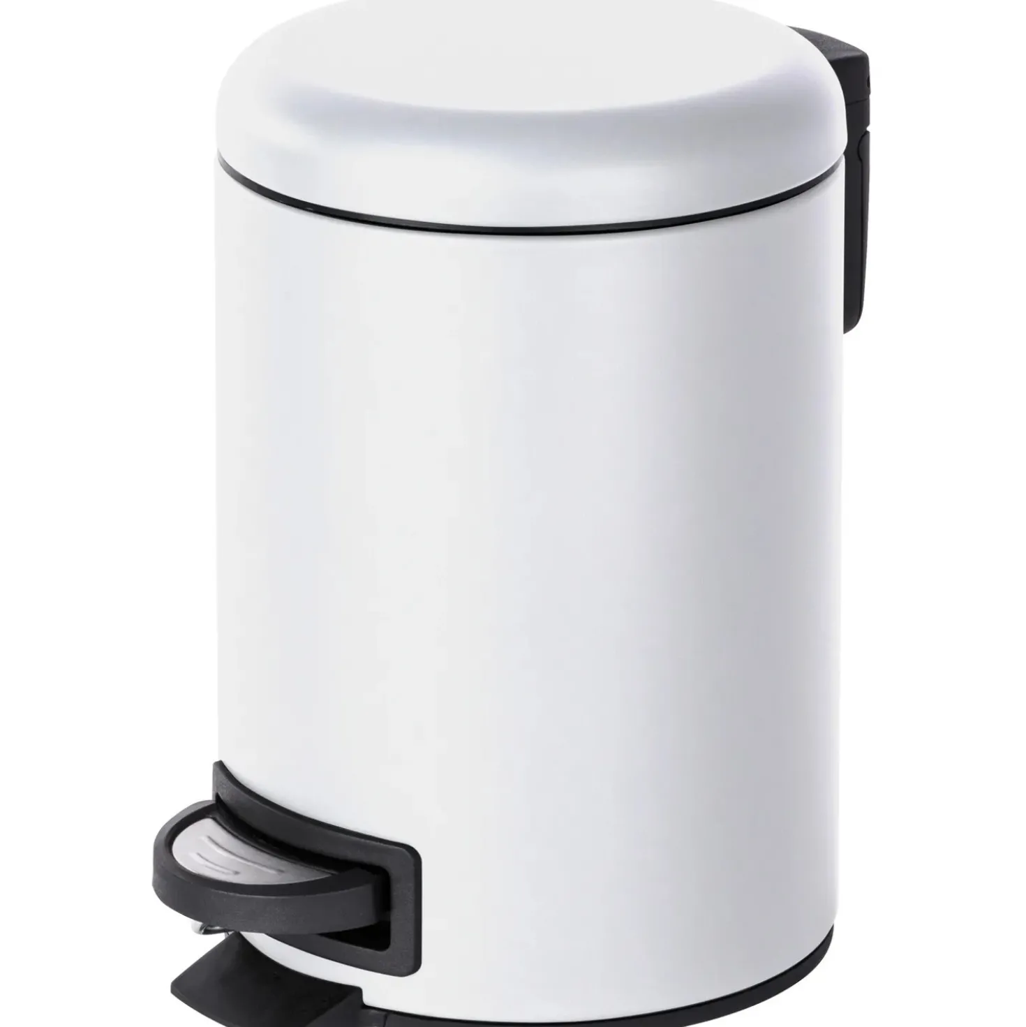 Cestino da bagno Wenko leman in metallo 3 l bianco