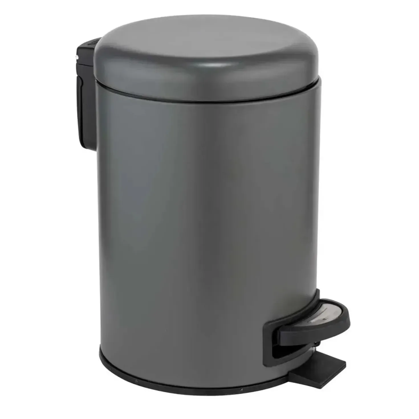 Cestino da bagno Wenko leman in metallo 3 l antracite
