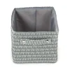 Cestino portaoggetti Lilou grigio 23x15x12 cm