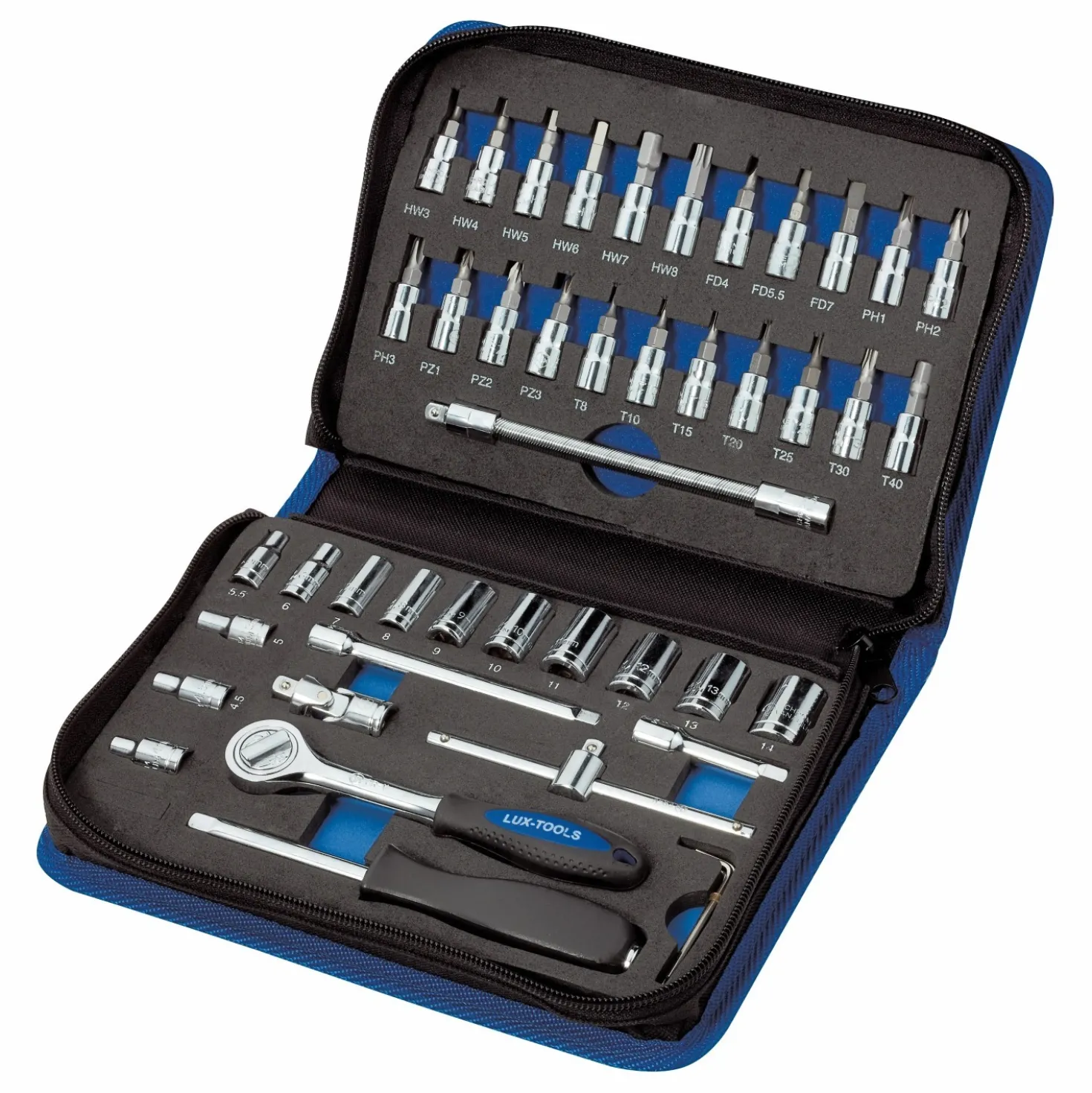 Chiavi a bussola LUX-TOOLS Classic 45 pz