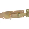 Chiavistello chiudibile con lucchetto zincato 160x55 mm giallo
