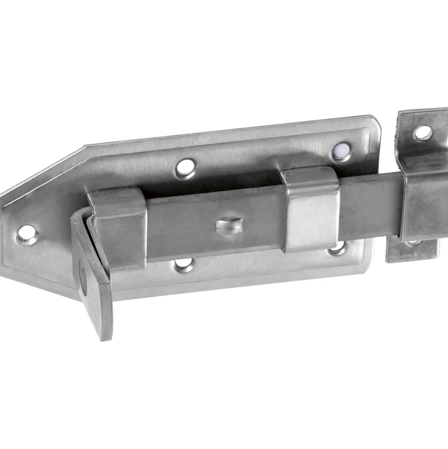 Chiavistello per porte acciaio inox 120x55 mm