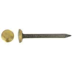 Chiodo testa ottone bombata acciao blu temperato 2x20 mm x20 pz