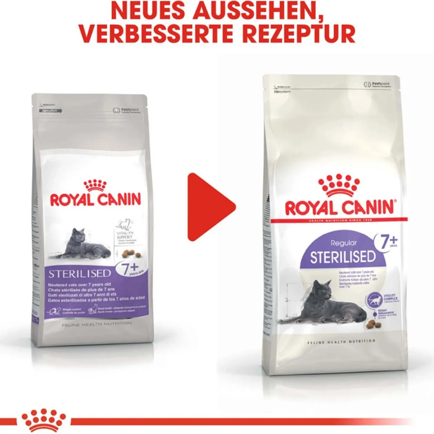 Cibo secco per gatti Royal Canin Sterilised 7+ 1,5 kg