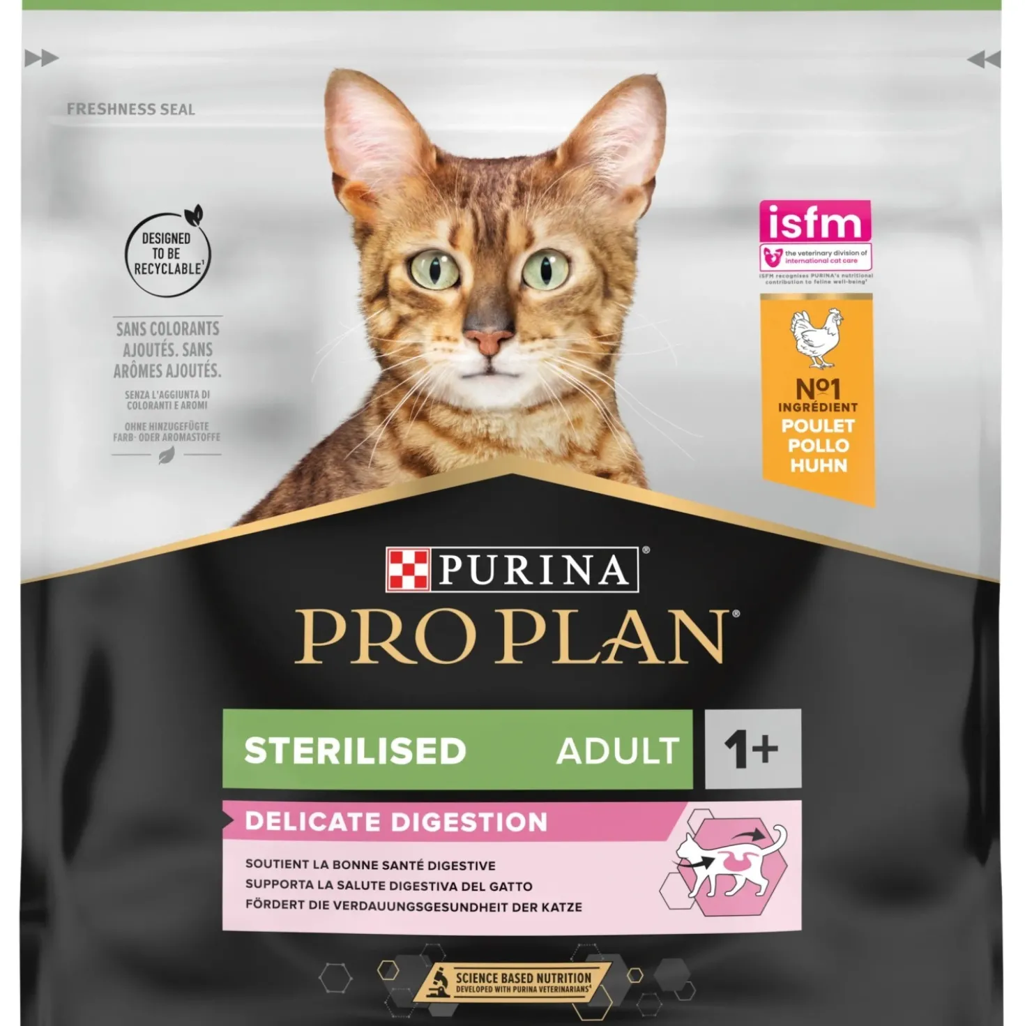 Cibo secco ricco di Pollo Purina ProPlan Sterilised Adult 1+ Delicate Digestion
