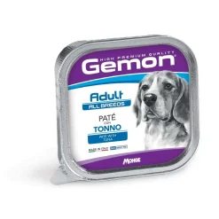 Cibo umido per cani Monge Gemon tonno adult paté 150 g
