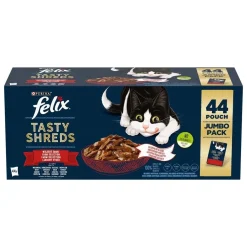 Cibo umido per gatti Multipack Sfilaccetti rustici Felix 44 pz