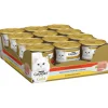 Cibo umido per gatti Purina Gourmet mousse con carne e pesce 24x85 g