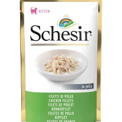 Cibo umido per gatto Schesir Pollo busta 85 g