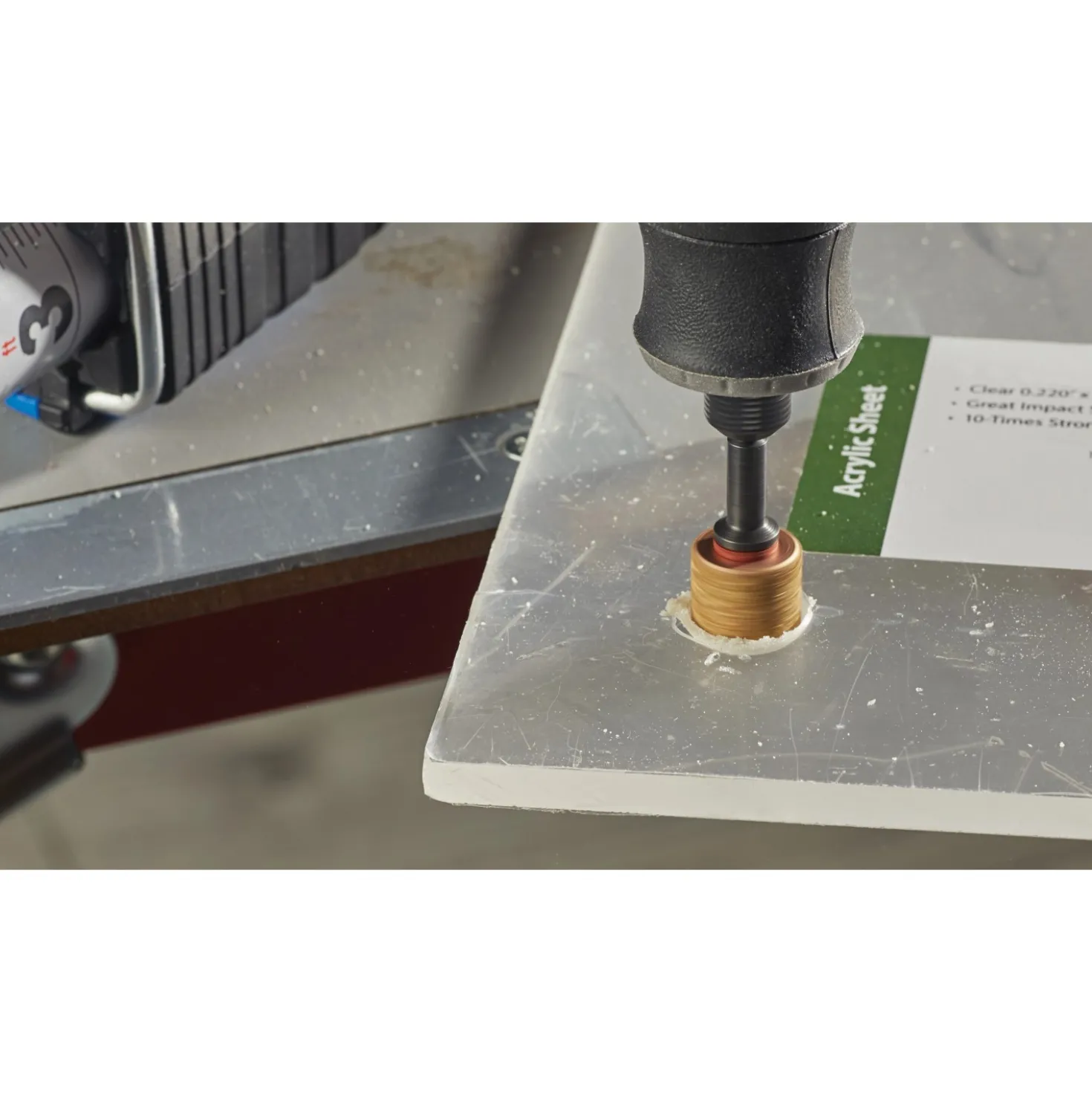 Cilindro abrasivo e punta di foratura Dremel Max 408DM