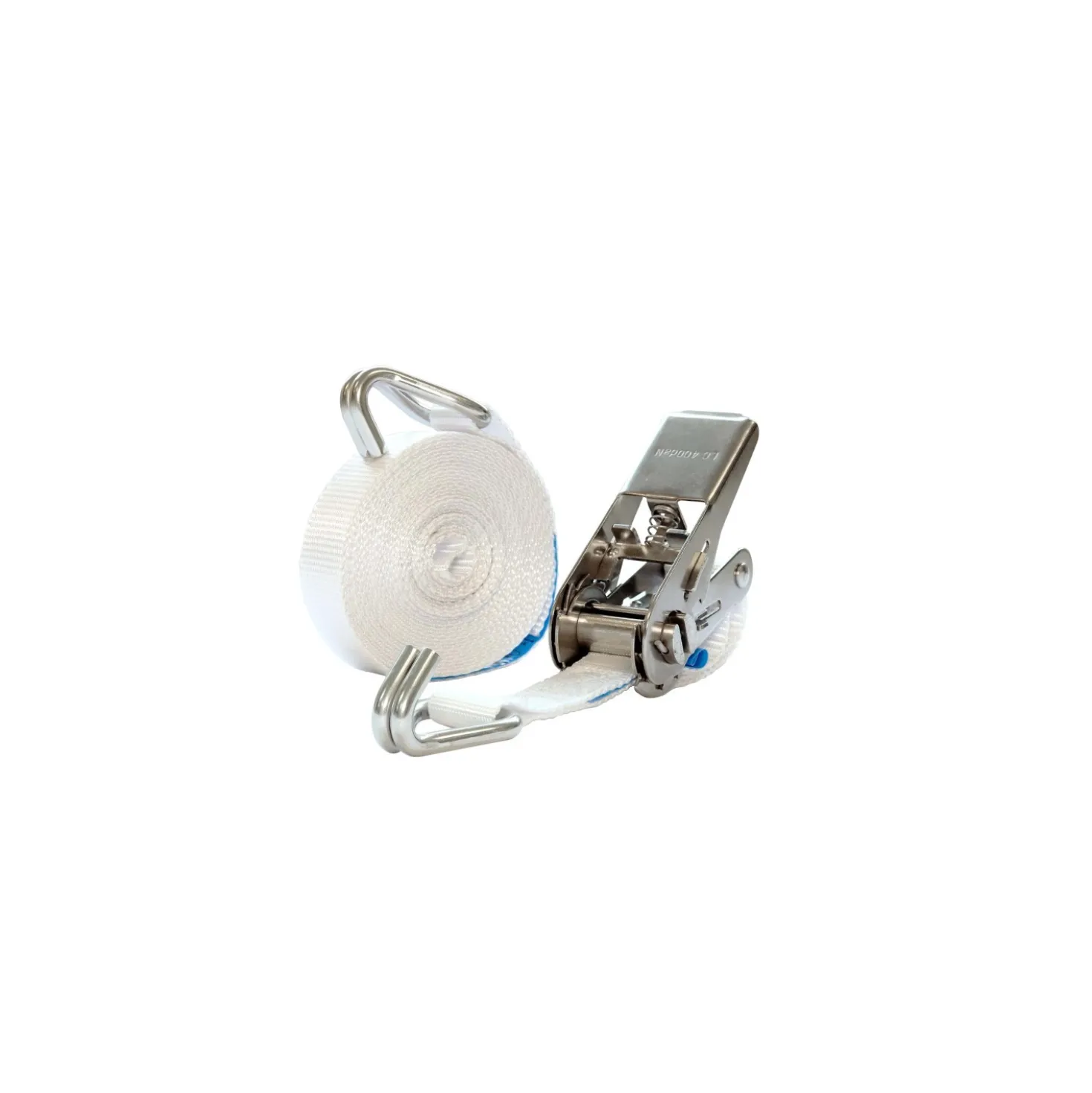 Cinghia a cricchetto gancio uncino 5 m x 25 mm P 800 kg